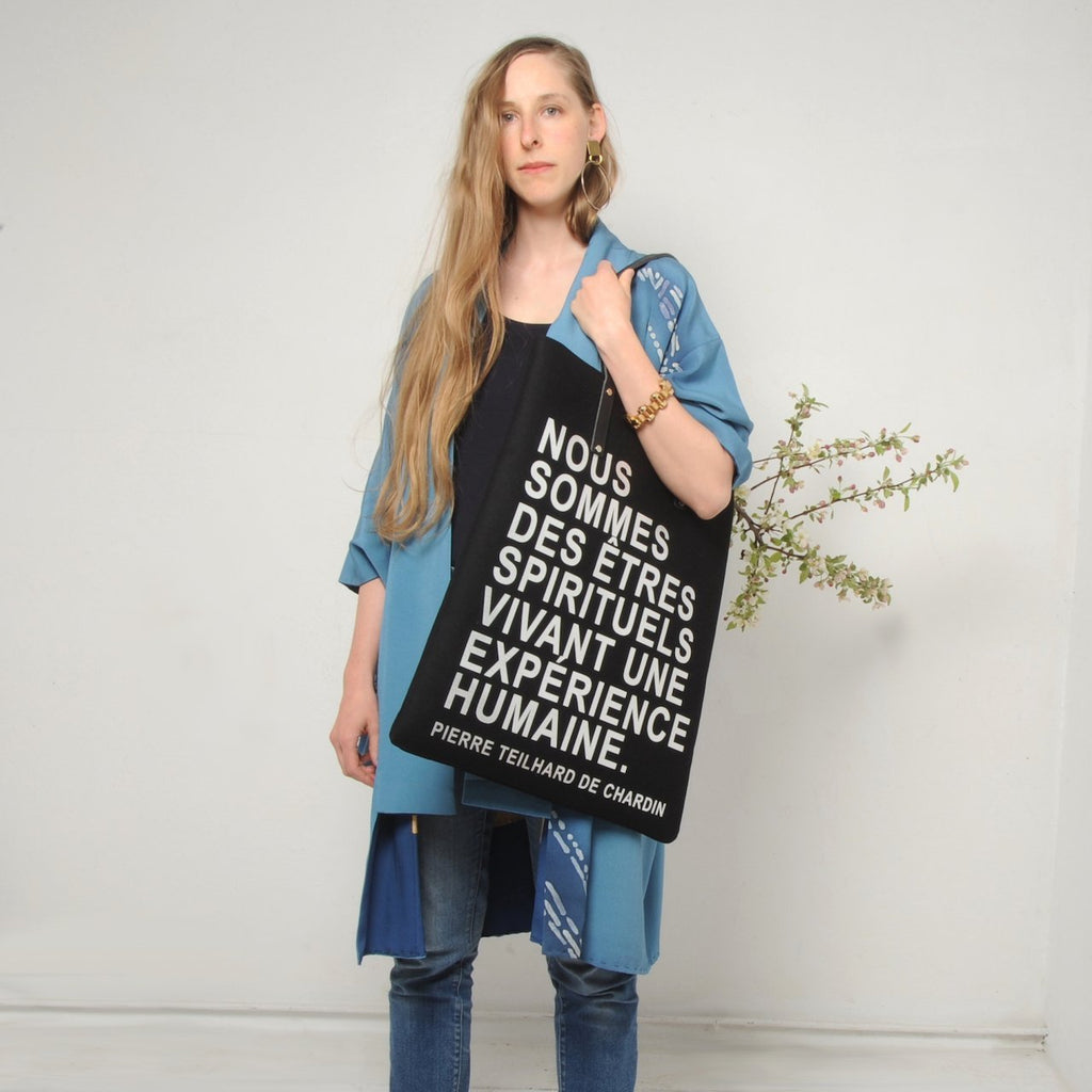 HIGH BAG #19 - EVA ZINGONI - Sac cabas de luxe - Eco bag - Sustainability - Tote bag - Eco designer - Spirituality 