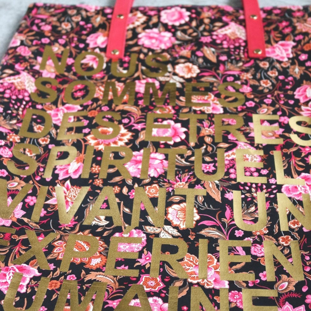 HIGH BAG #05 - EVA ZINGONI - Grand sac cabas luxe - Sustainable fashion - Cabas en soie - Silk tote bag 