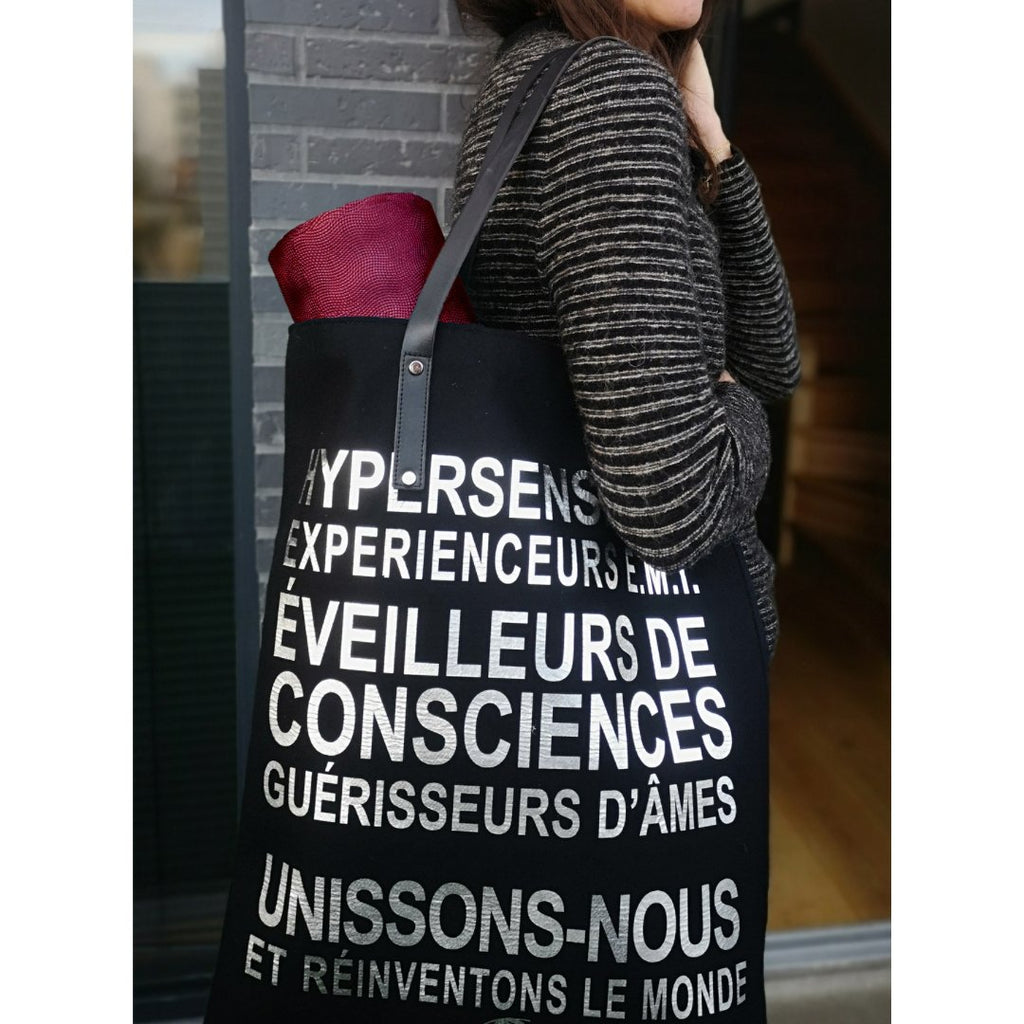 HIGH BAG #07 - EVA ZINGONI - Sac cabas de luxe - Sustainability - Eco friendly bag - Citation spirituelle