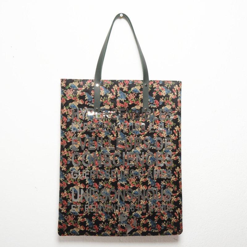 HIGH BAG #09 - EVA ZINGONI - Sac cabas de luxe - Message spirituel - Silk Tote bag - Cabas - Eco friendly bag 